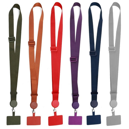 Mobile Phone Anti-lost Neck Strap Lanyard Detachable Hanging Chain, Black, Purple, Beige