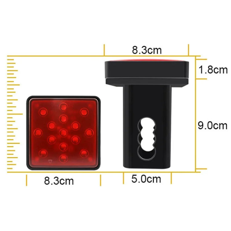 Automotive LED Trailer Lights Universal Rear Brake Lights, Black Shell 12 Light, Black Shell 15 Light, Red Shell 12 Lights, Red Shell 15 Lights