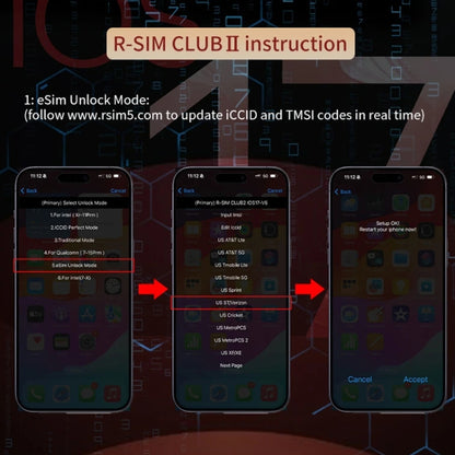 R-SIM CLUB 2 Unlock Card For IOS18 System iPhone Series, R-SIM CLUB 2