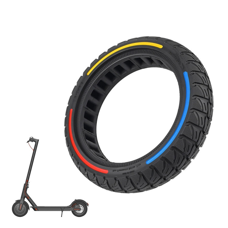 Pneus colorés tout-terrain alvéolés 8.5 x 2 pouces pour Xiaomi M365 / Pro / Pro 2 / 1S / Lite, 8.5 x 2-6 (Tricolore), 8.5 x 2-6 (Rouge), 8.5 x 2-6 (Bleu)