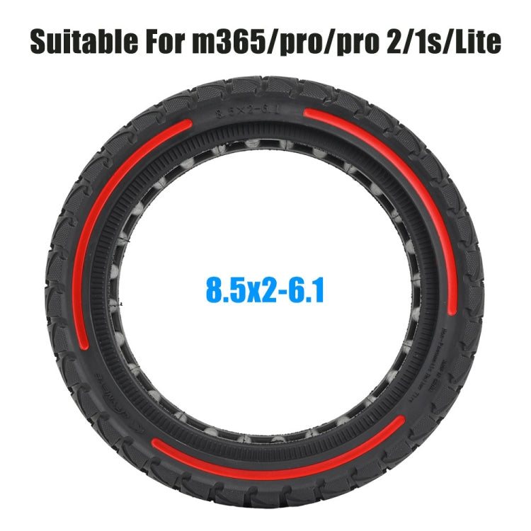 Pneus colorés tout-terrain alvéolés 8.5 x 2 pouces pour Xiaomi M365 / Pro / Pro 2 / 1S / Lite, 8.5 x 2-6 (Tricolore), 8.5 x 2-6 (Rouge), 8.5 x 2-6 (Bleu)