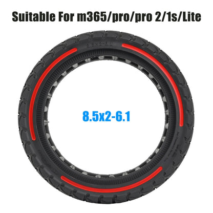 Pneus colorés tout-terrain alvéolés 8.5 x 2 pouces pour Xiaomi M365 / Pro / Pro 2 / 1S / Lite, 8.5 x 2-6 (Tricolore), 8.5 x 2-6 (Rouge), 8.5 x 2-6 (Bleu)