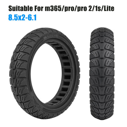 Pneus colorés tout-terrain alvéolés 8.5 x 2 pouces pour Xiaomi M365 / Pro / Pro 2 / 1S / Lite, 8.5 x 2-6 (Tricolore), 8.5 x 2-6 (Rouge), 8.5 x 2-6 (Bleu)