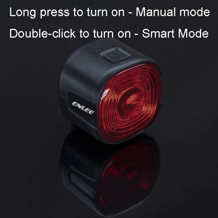 ENLEE EN09 Bicycle Tail Light Bright Warning Light For Night Riding Highway Motorcycle Lights, Ordinary Model, Smart Model
