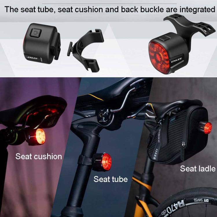 ENLEE EN09 Bicycle Tail Light Bright Warning Light For Night Riding Highway Motorcycle Lights, Ordinary Model, Smart Model