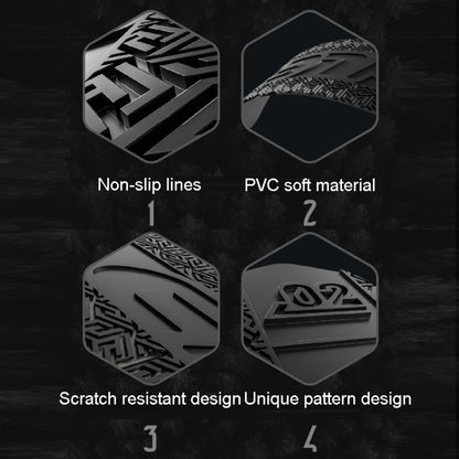 ENLEE E-645 Bicycle Frame Protectors Mountain Bike Road Bike Bumper Covers Downtube Guards