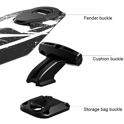 ENLEE EN-5641412 Bicycle Storage Tail Bag Road Bike Seat Cushion Snap-on Repair Kit