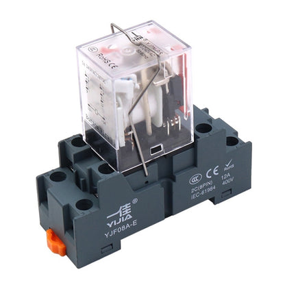 YIJIA YJ2N-GS 8-Pin 2 Way Small Electromagnetic Relay, YIJIA YJ2N-GS