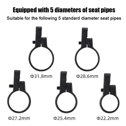 For Airtag Hidden Reflective Tail Light Bicycle Mount, Tail Light Red, Tail Light Yellow