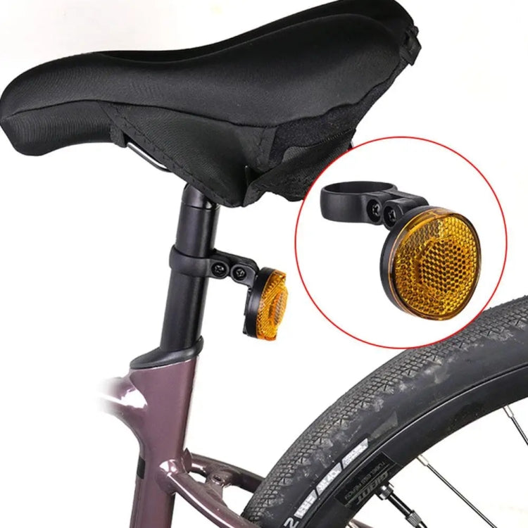 For Airtag Hidden Reflective Tail Light Bicycle Mount, Tail Light Red, Tail Light Yellow