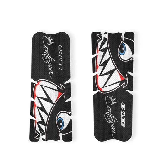ENLEE EM2201 2 pièces/ensemble manivelles de vélo protection universelle pour VTT et vélos de route, requin, transparent, flash, explosion