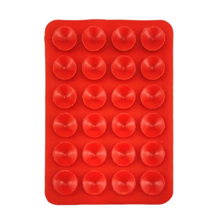 Mobile Phone Silicone 24 Square Shaped Suction Cup Mobile Phone Back Stickers