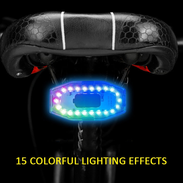 Rechargeable 60 Lumen Colorful Light Bicycle Bike Tail Light Helmet Warning Light, BF-915, BF-911, BF-913