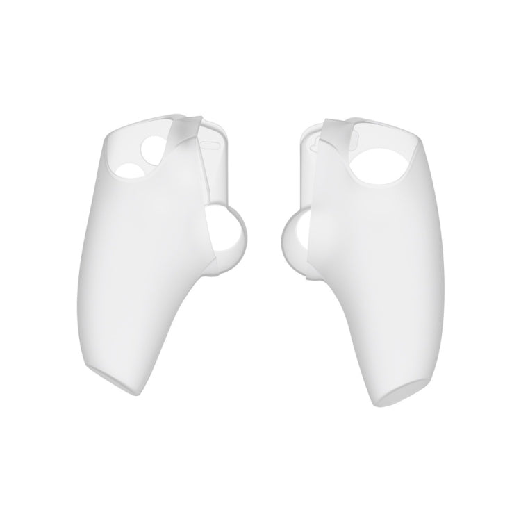 For PS5 PlayStation Portal Game Console DOBE Split Silicone Protective Case, White, Red and Blue