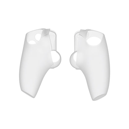 For PS5 PlayStation Portal Game Console DOBE Split Silicone Protective Case, White, Red and Blue