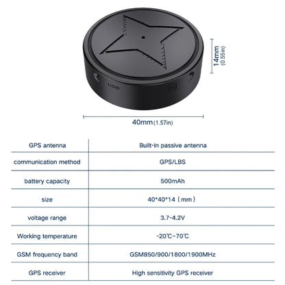 2G Wireless GPS Strong Magnetic Locator For Pets/Elderly/Children, PG12