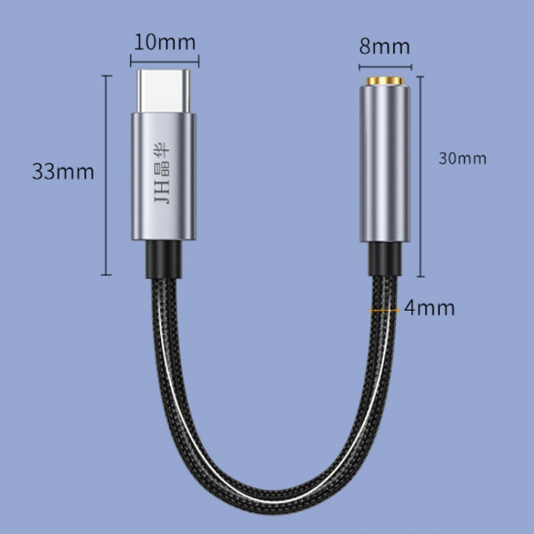 JINGHUA Type-C To 3.5mm Audio Adapter Cable Type-C Headphone Adapter Cable, Analog Model, Digital Model