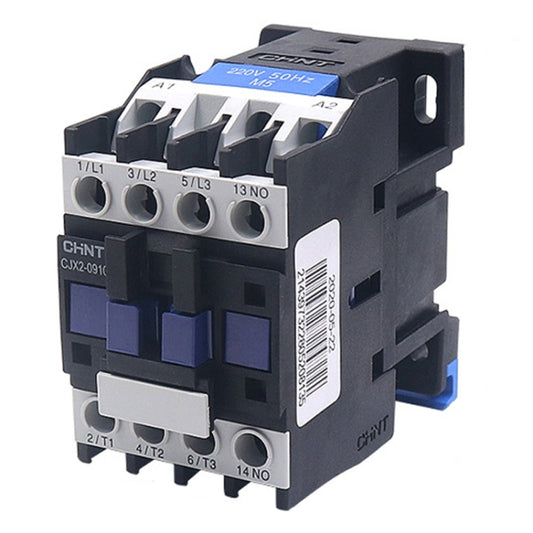 220V Silver Alloy Contacts Multi-Purpose Single-Phase AC Contactor, CHNT CJX2-0910 9A, CHNT CJX2-0901 9A, CHNT CJX2-1210 12A, CHNT CJX2-1201 12A, CHNT CJX2-1810 18A, CHNT CJX2-1801 18A, CHNT CJX2-2510 25A, CHNT CJX2-2501 25A, CHNT CJX2-3210 32A