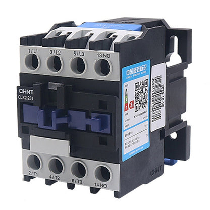 220V Silver Alloy Contacts Multi-Purpose Single-Phase AC Contactor, CHNT CJX2-0910 9A, CHNT CJX2-0901 9A, CHNT CJX2-1210 12A, CHNT CJX2-1201 12A, CHNT CJX2-1810 18A, CHNT CJX2-1801 18A, CHNT CJX2-2510 25A, CHNT CJX2-2501 25A, CHNT CJX2-3210 32A��������...