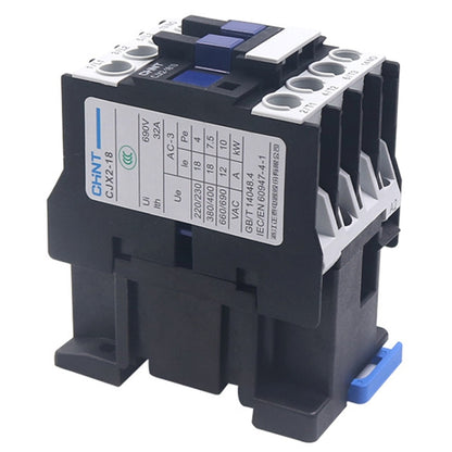 220V Silver Alloy Contacts Multi-Purpose Single-Phase AC Contactor, CHNT CJX2-0910 9A, CHNT CJX2-0901 9A, CHNT CJX2-1210 12A, CHNT CJX2-1201 12A, CHNT CJX2-1810 18A, CHNT CJX2-1801 18A, CHNT CJX2-2510 25A, CHNT CJX2-2501 25A, CHNT CJX2-3210 32A��������...
