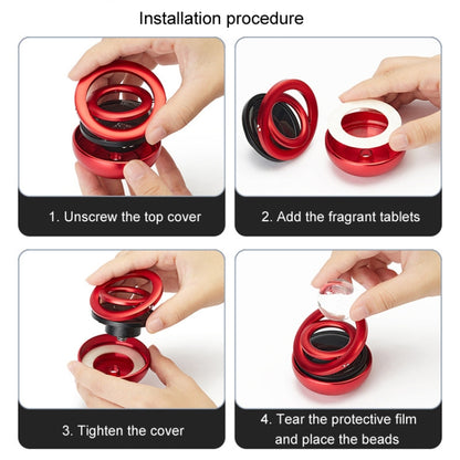 Interstellar Vast Solar Rotating Car Aromatherapy Ornaments