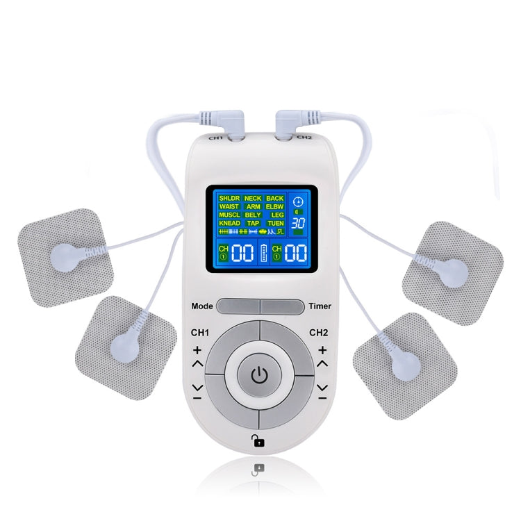 Appareil de physiothérapie à impulsions basse fréquence de type TENS avec 12 modes pour le soulagement de la douleur, HH-8812