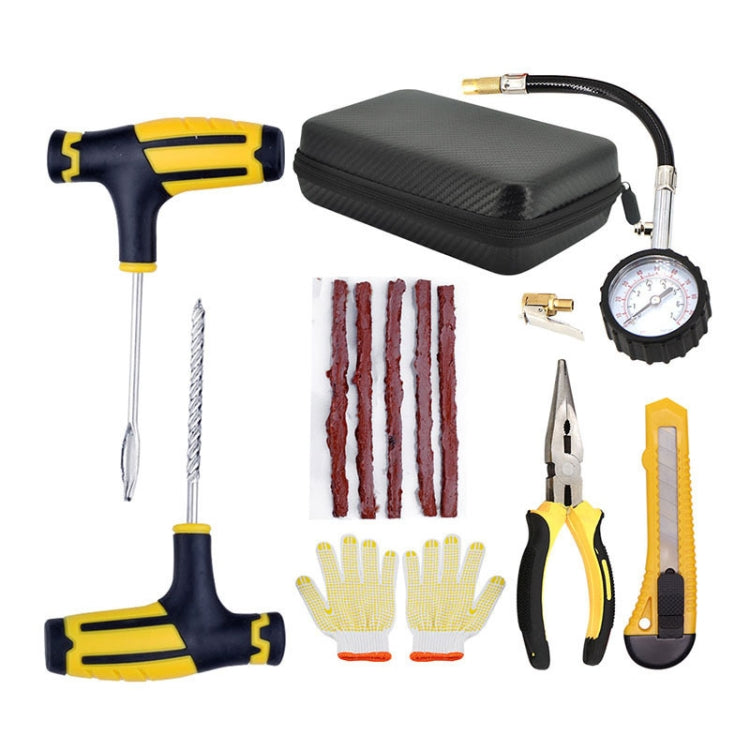 Automotive Vacuum Tire Repair Tool Car Tire Patching Instrument Set, 4pcs, 6pcs, 7pcs, 7pcs-1, 8pcs, 10pcs, 10pcs-1