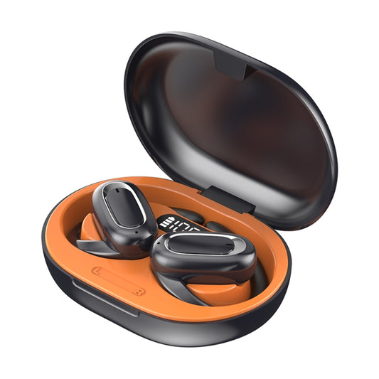 Écouteurs sans fil Bluetooth 5.3 T35 OWS réglables à crochet d'oreille avec réduction du bruit d'appel, noir, blanc, bleu
