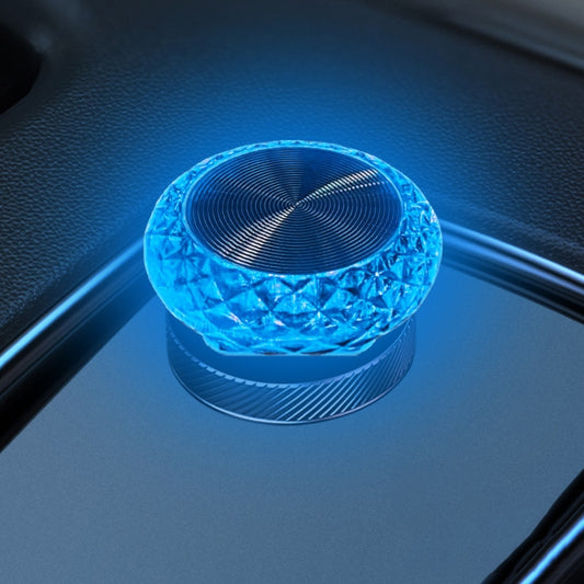 Mushroom Type Car USB Ambient Light LED Night Light Home Indoor Decoration Lamp, Ice Blue Light, White Light, Colorful Flashing