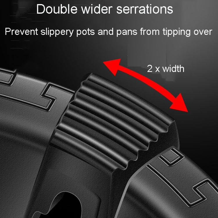 Kacheeg Household Gas Stove Gathering Fire Energy Saving Cover Kitchen Non-Slip Windscreen, Four-Jawed