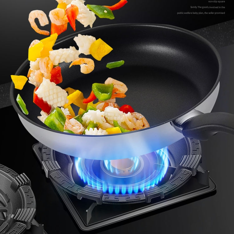 Kacheeg Household Gas Stove Gathering Fire Energy Saving Cover Kitchen Non-Slip Windscreen, Four-Jawed