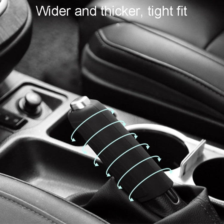 Automotive Universal Silicone Handbrake Handle Cover Brake Handle Decorative Protective Sleeve, Straight Sleeve, Oblique Sleeve