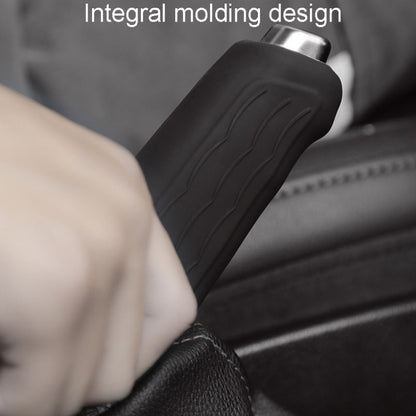 Automotive Universal Silicone Handbrake Handle Cover Brake Handle Decorative Protective Sleeve, Straight Sleeve, Oblique Sleeve