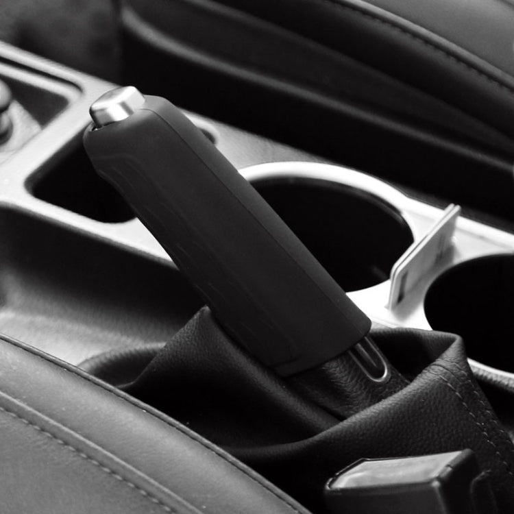 Automotive Universal Silicone Handbrake Handle Cover Brake Handle Decorative Protective Sleeve, Straight Sleeve, Oblique Sleeve