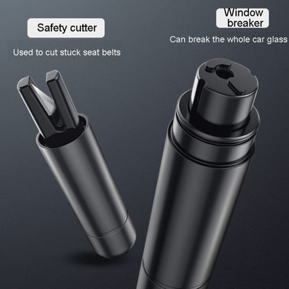 Car Emergency Life-Saving Safety Hammer Multifunctional Fast Window Breaker For Vehicle 2 In 1