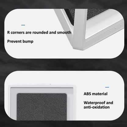 Waterproof Shower Tablet Holder Case Bathroom Kitchen Wall Mount Storage Box For IPad, Tablet Black, Tablet  White