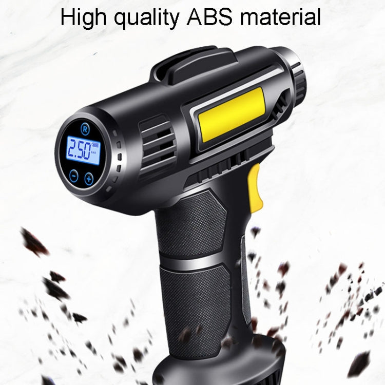 Gonfleur de voiture portable multifonctionnel Pompe pneumatique pour pneus d'automobile, Aiguille filaire, Numérique filaire, Numérique sans fil