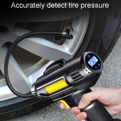 Gonfleur de voiture portable multifonctionnel Pompe pneumatique pour pneus d'automobile, Aiguille filaire, Numérique filaire, Numérique sans fil