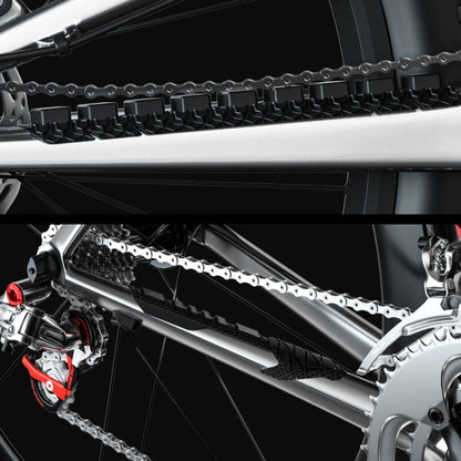 ENLEE E-654 Bicycle Silicone Chainstay Protector Mountain Road Bike Downtube Cover Stickers, E211, E212, E213, E214