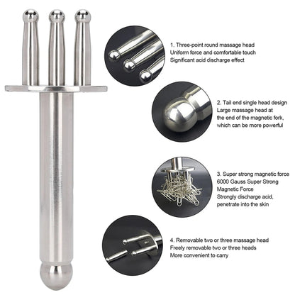 Magnetic Meridian Massage Stick Acid Draining and Lymphatic Beauty Magnetic Therapy Stick