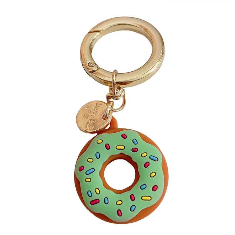 For Airtag Donut Shape Tracker Case Positioner Silicone Sleeve, Brown, Beige, Rose Red, Green