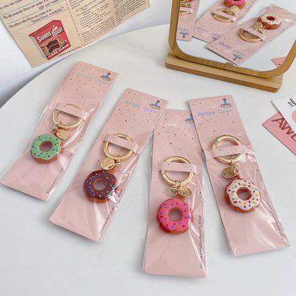 For Airtag Donut Shape Tracker Case Positioner Silicone Sleeve, Brown, Beige, Rose Red, Green