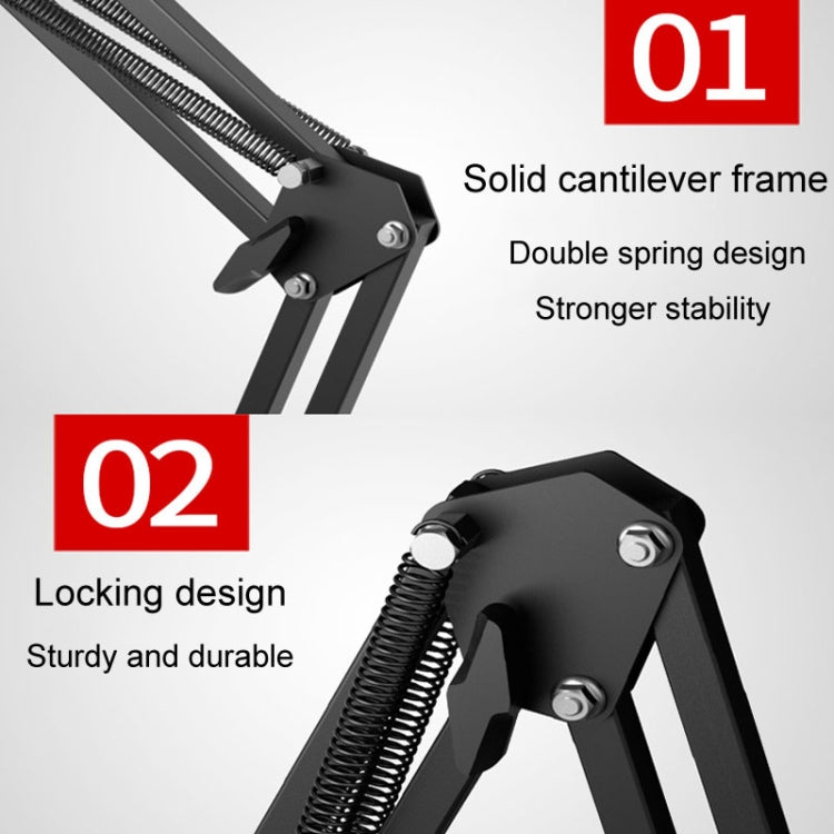 Lazy Cell Phone And Tablet Universal Bracket Multifunctional Telescopic Support Stand, N2 Cantilever, N2L Extended Cantilever
