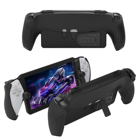 For PlayStation Portal Handle JYS TPU Protective Case With Stand, With Stand(Black), With Stand(White)