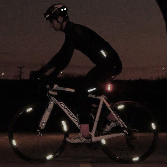 ENLEE E-RS2302 72 pièces /Lot Autocollants à bande réfléchissante multifonctionnelle Avertissement de carrosserie de vélo
