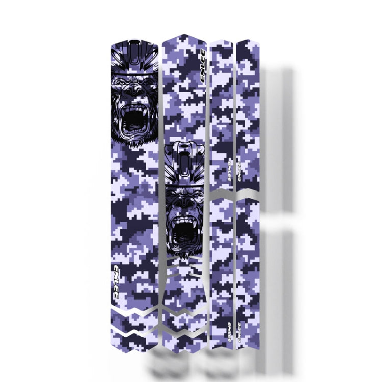 ENLEE E14611 10pcs /Set Bicycle TPU Invisible Film Road Bike Body Jersey Color Changing Membrane, Cartoon, Caterpillar, Beauty, Camouflage, Wood Monster, Sunset, Doughnut, Doodle, Orangutan, Chinese Dream