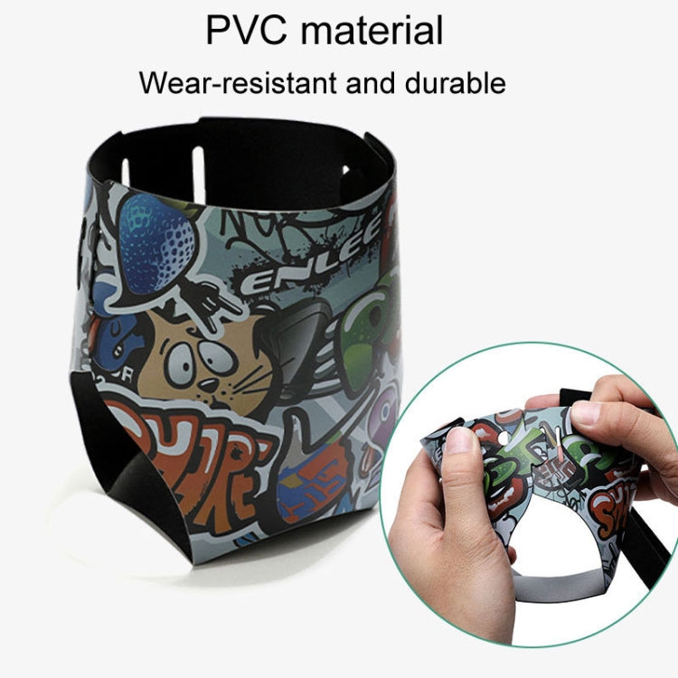 ENLEE Bicycle Water Bottle Cage Mountain Road Bike Universal Folding Water Cup Holder, Graffiti, Beauty