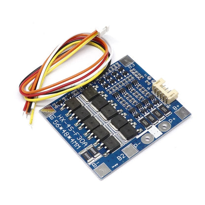 4 S 14.8V / 12.8V 30A Lithium Battery Protective Plate With Equalizer Lithium Iron Phosphate Battery Protection Board, 3.7V Lithium, 3.2V LiFePO4