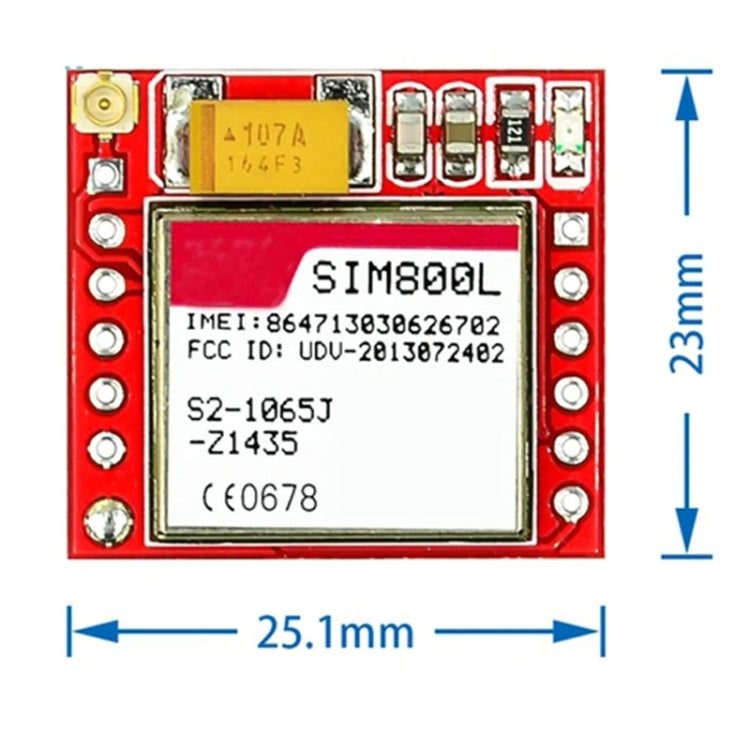 SIM800L GPRS Adapter Board GSM Module Micro SIM Card Core Board GSM Mod