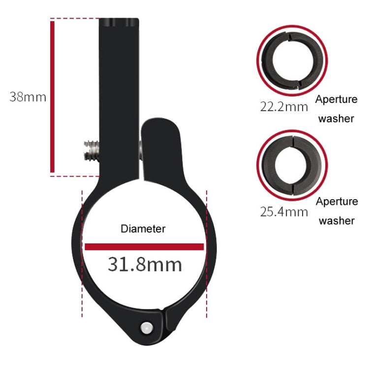 Support de téléphone en alliage d'aluminium ENLEE pour vélo, support de navigation fixe